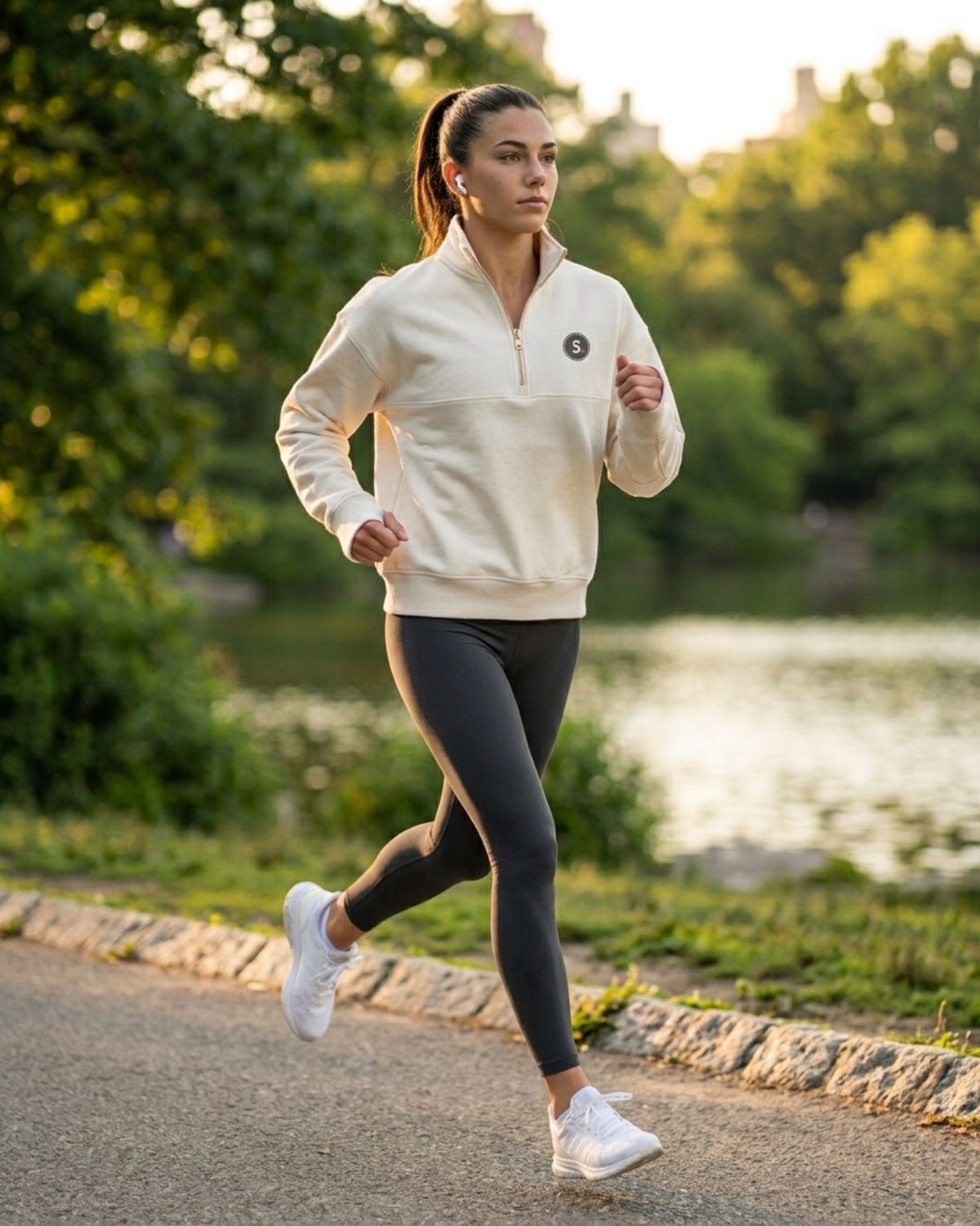 Half Zip Comfy Sweatshirt