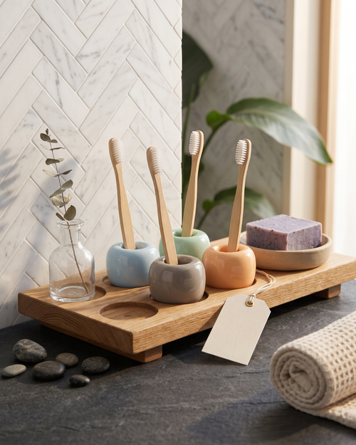 Ceramic Toothbrush Stand