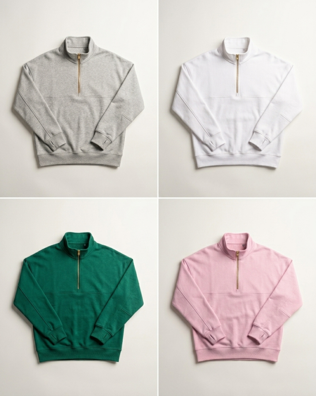 Half Zip Comfy Sweatshirt