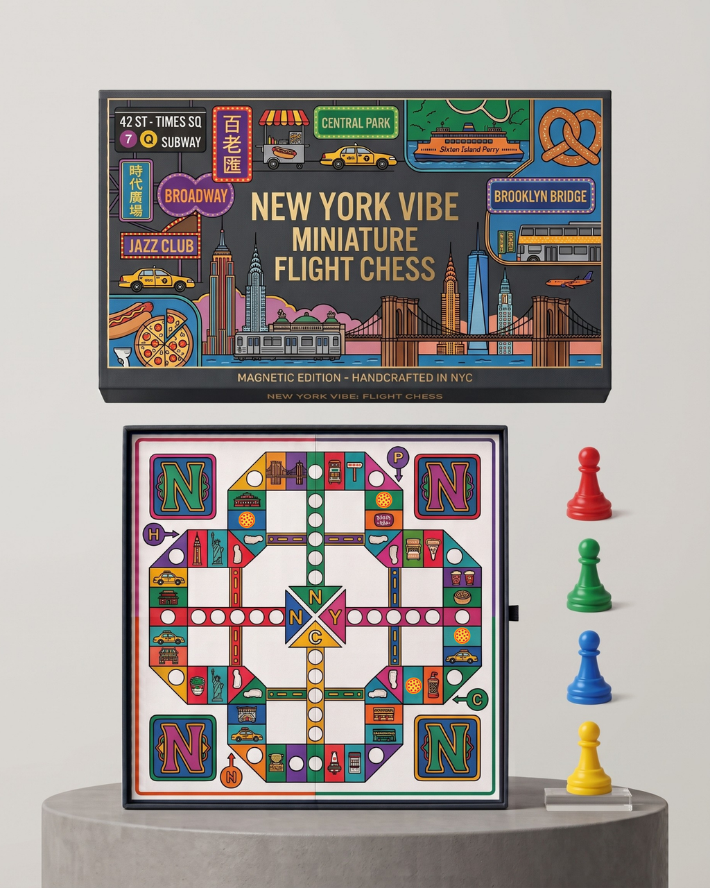Hong Kong classic -Aeroplane Chess Board Game
