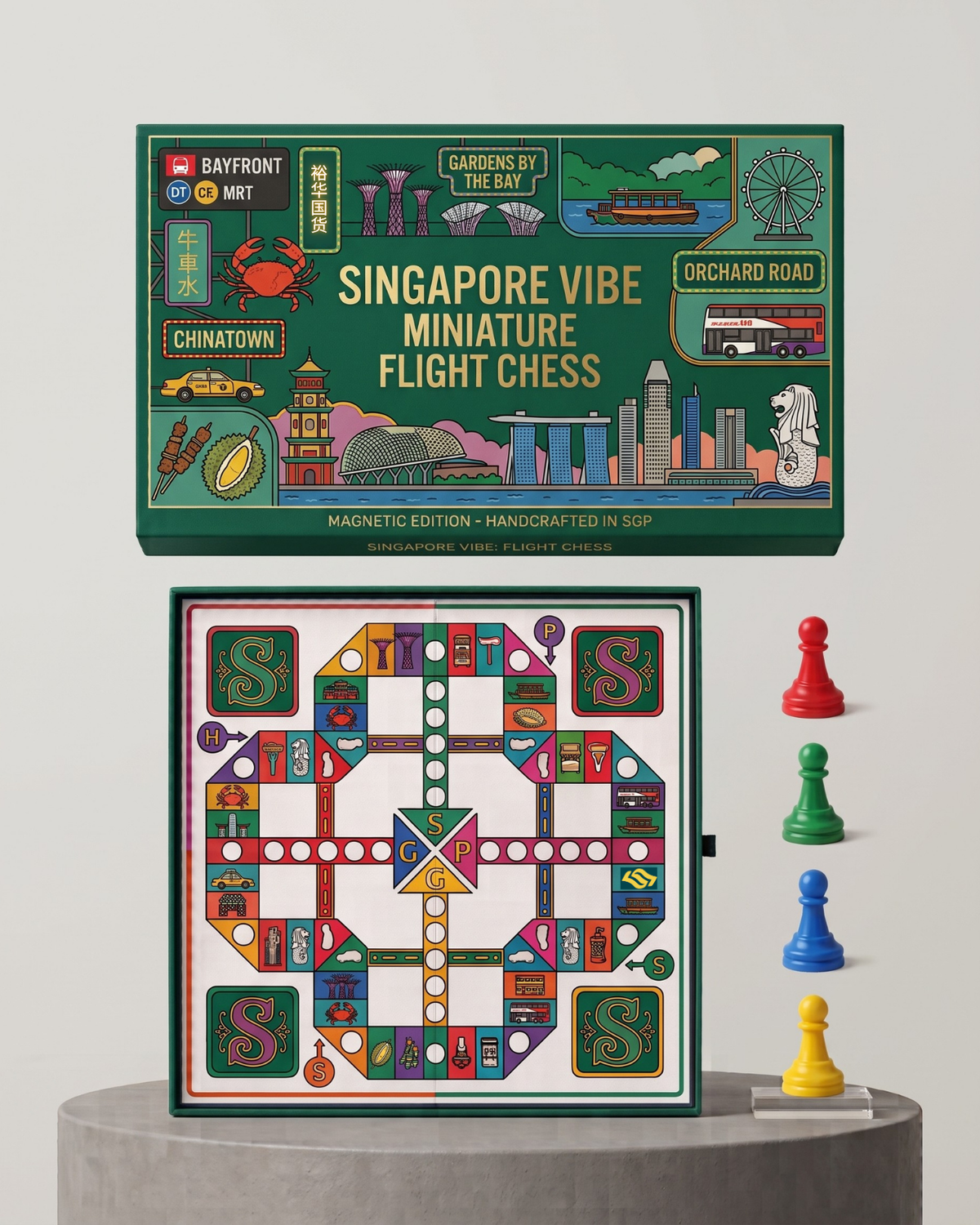 Hong Kong classic -Aeroplane Chess Board Game