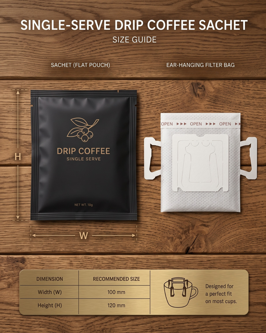 Moisture-Proof Drip Coffee bag